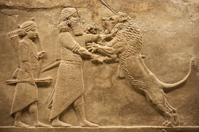 Vestígios históricos do povo assírio, que viveu na Mesopotâmia  (Foto: Reprodução)