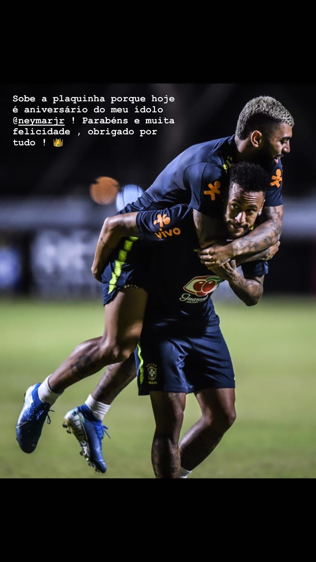 Gabigol e Neymar (Foto: Reprodução/Instagram)