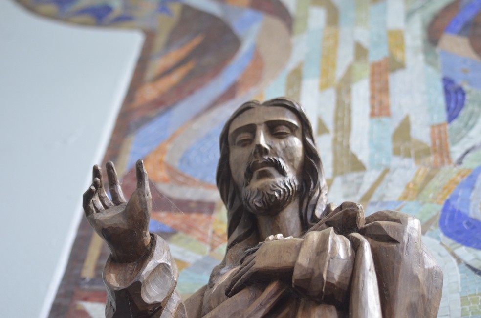 Igreja São Francisco de Assis no Vale do Itajaí — Foto: Maurício Cattani/NSC TV