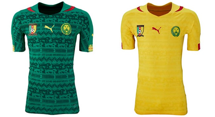 Camarões camisa copa