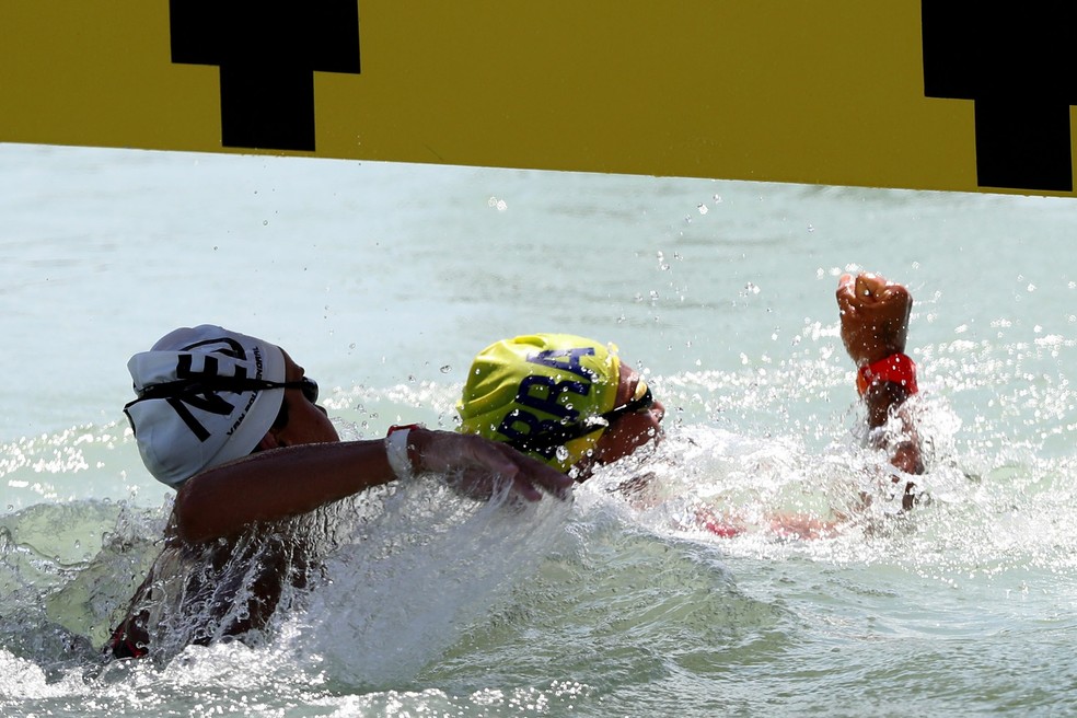 Ana Marcela conquista o ouro nos 25km no Mundial da Hungria (Foto: Satiro Sodré/SSPress/CBDA)