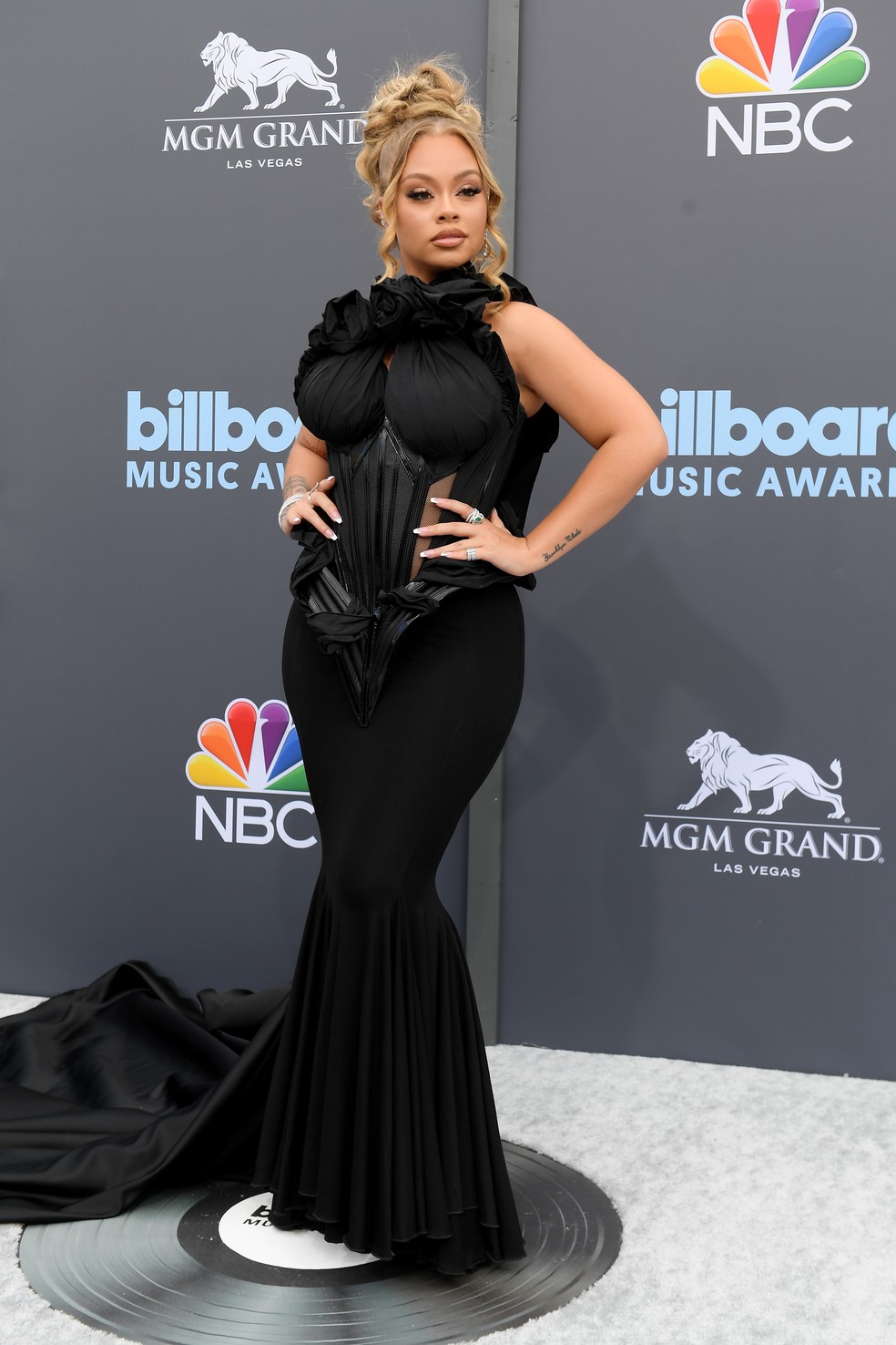 Latto no Billboard Music Awards 2022 — Foto: Bryan Steffy/Getty Images