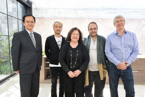 Takahiro Nakamae, Makoto Azuma, Angela Hirata, Marcello Dantas e  Guilhermo Muro