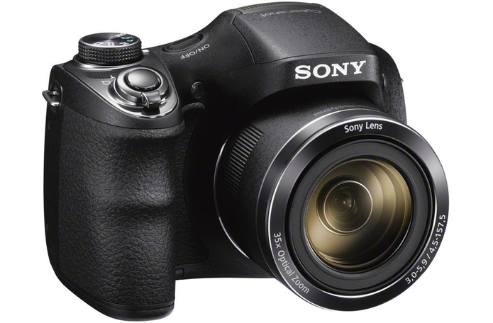 DSC-H300 é nova semiprofissional da Sony com zoom óptico de 35 vezes (Foto: Divulgação/Sony)