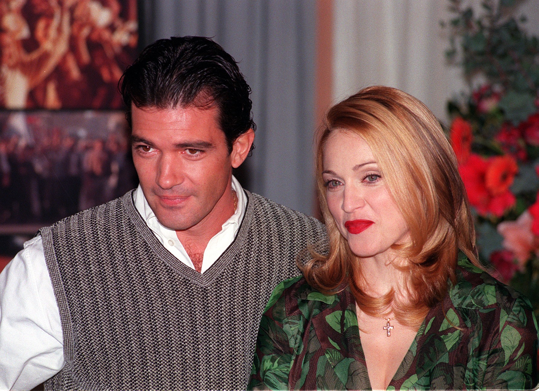 Antonio Banderas e Madonna (Foto: Getty Images)