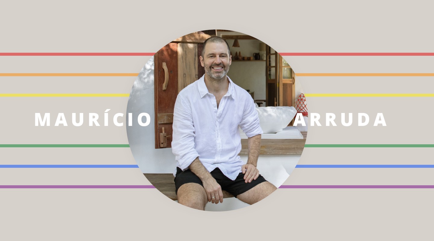 Uma conversa sobre orgulho LGBTI+ com Maurício Arruda (Foto: André Klotz | Arte: Heitor Ferreira)