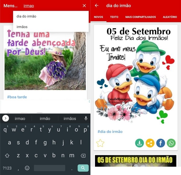 Mensagem Do Dia Do Irmao Para Whatsapp Cinco Apps Com Frases Redes Sociais Techtudo