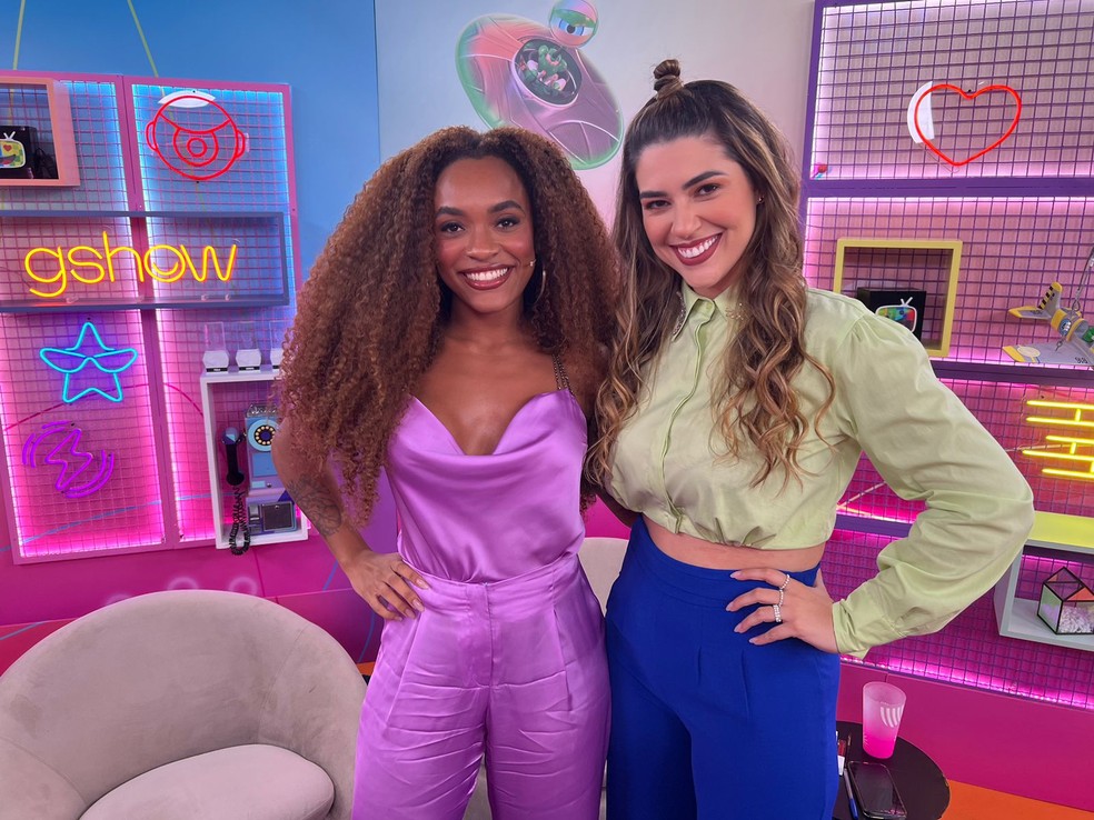Patr&iacute;cia Ramos e Vivian Amorim no Bate-Papo BBB &mdash; Foto: gshow
