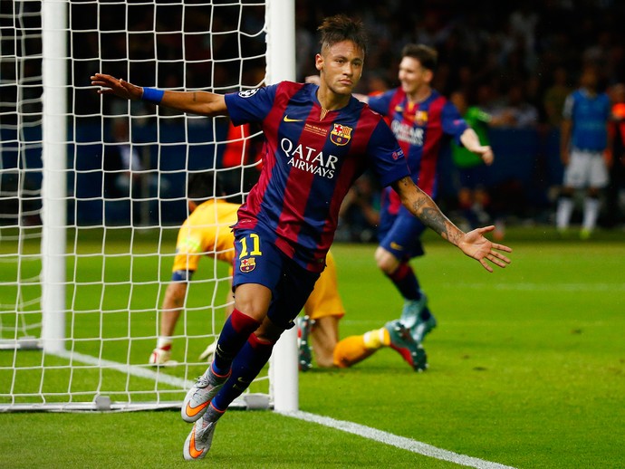 Neymar gol Barcelona x Juventus (Foto: Reuters)