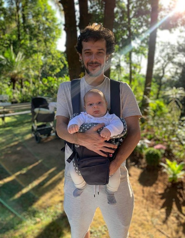 Jayme Matarazzo com o filho, Antonio (Foto: Reprodução/Instagram)