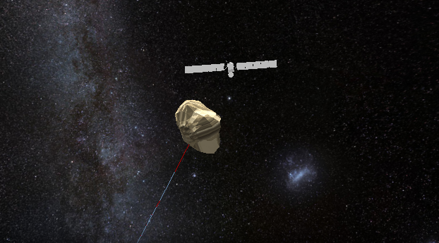 Sonda e cometa finalmente se encontram (Foto: Reprodução/ESA)