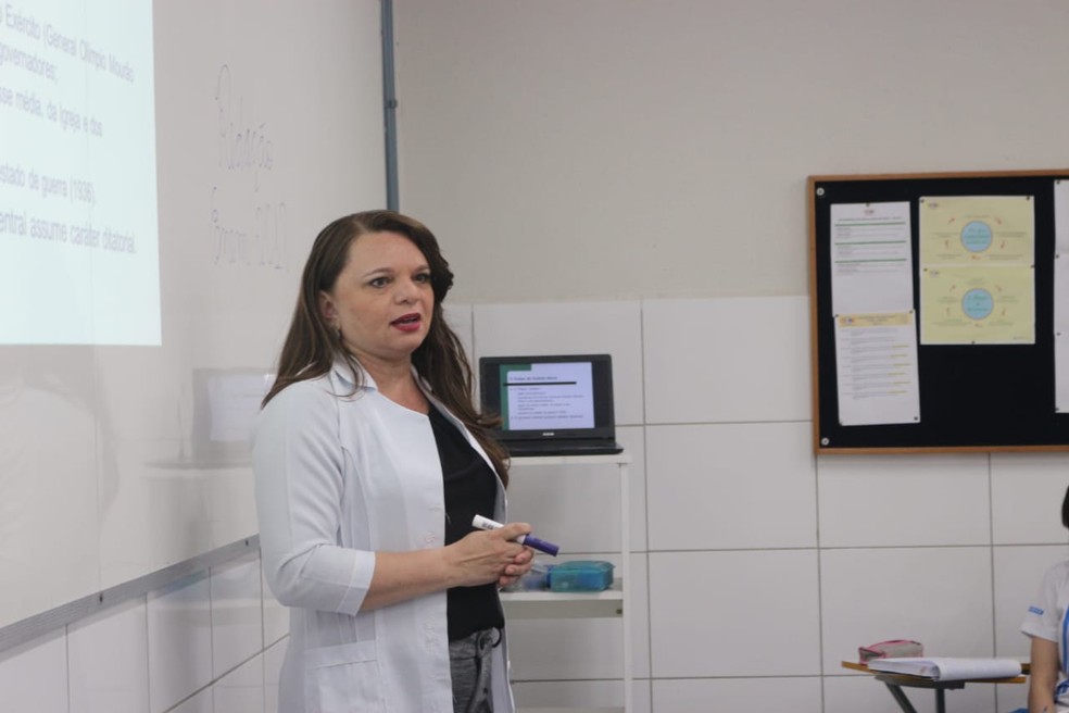 Professora Patrícia Lima — Foto: Andrê Nascimento/ G1 PI