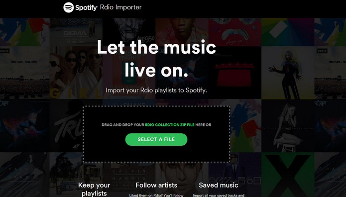 Spotify libera ferramentas para importar playlists do Rdio (Foto: Reprodução/Barbara Mannara)