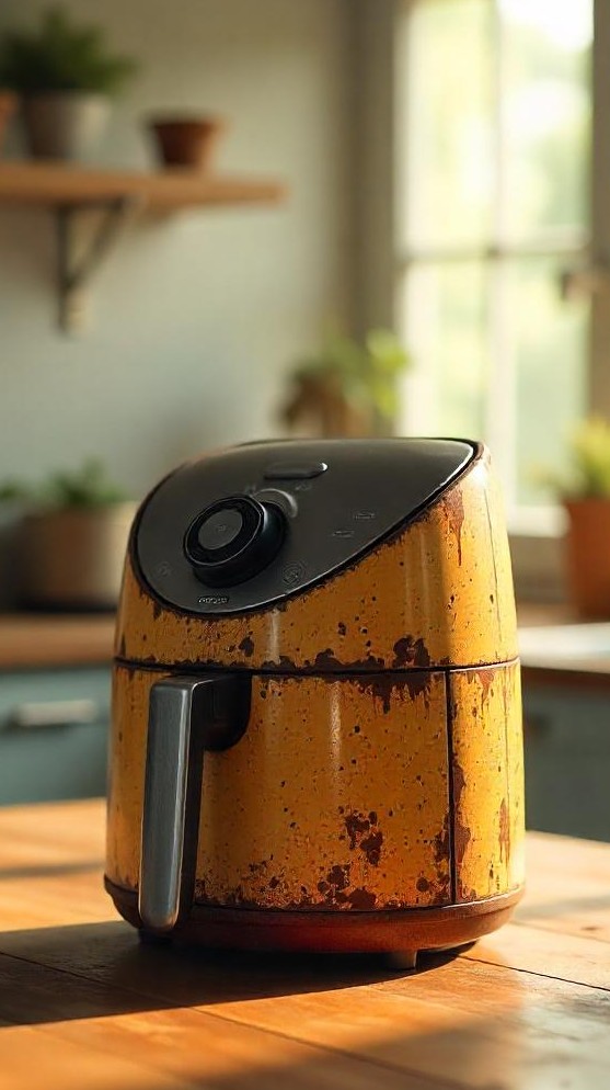 Air fryer com ferrugem? veja 7 soluções rápidas para deixar como nova