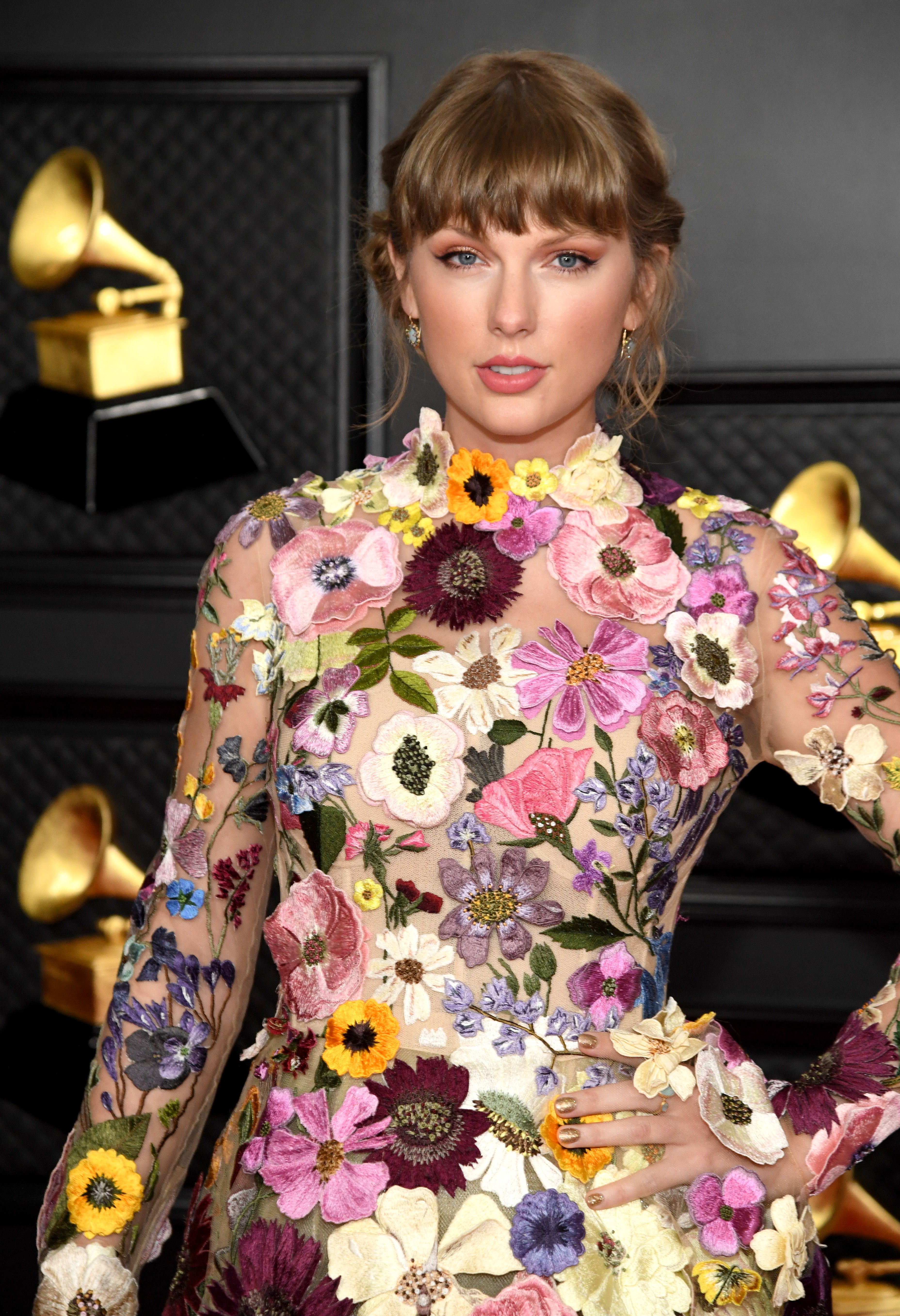 LOS ANGELES, CALIFORNIA - MARCH 14: Taylor Swift attends the 63rd Annual GRAMMY Awards at Los Angeles Convention Center on March 14, 2021 in Los Angeles, California. (Photo by Kevin Mazur/Getty Images for The Recording Academy ) (Foto: Getty Images for The Recording A)