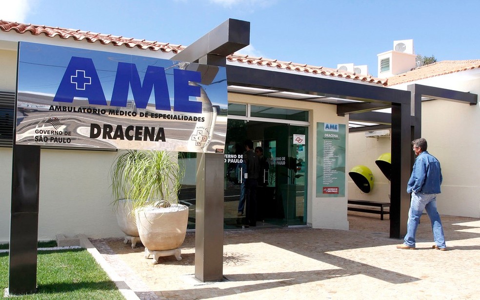 Estado prepara o AME de Dracena para a instalação de um hospital de campanha — Foto: Gilberto Marques