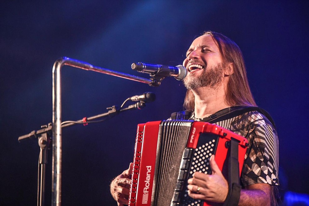 Dorgival Dantas durante show na Paraíba em janeiro de 2019 — Foto: Igor do Ó/Divulgação