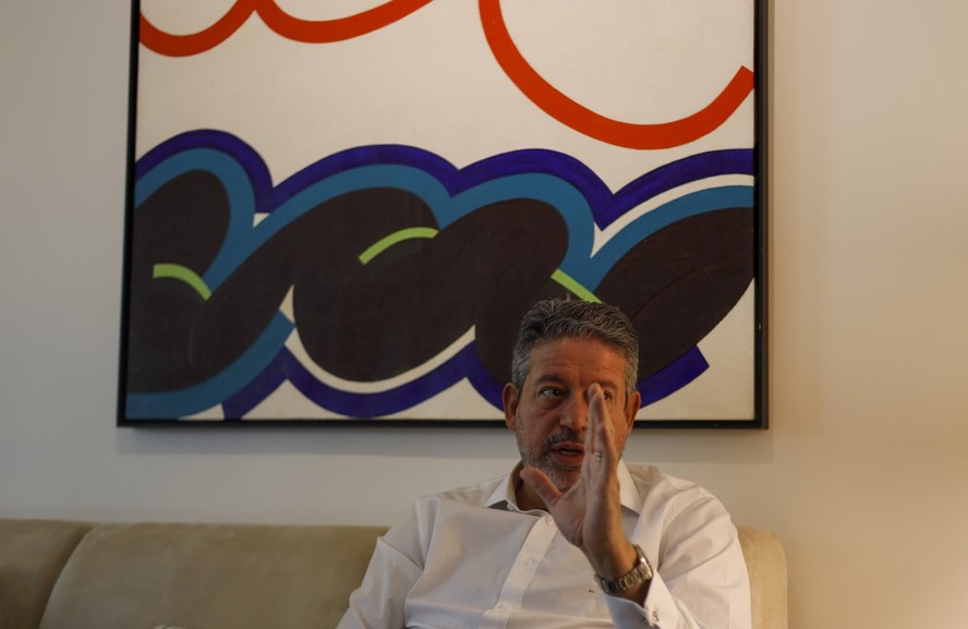 Entrevista com o presidente da Camara dos deputados Arthur Lira, na residencial oficial, em Brasilia