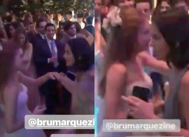 Marina Ruy Barbosa mostra aliança a Bruna Marquezine (Foto: Reprodução/Instagram)