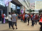 MTST protesta por moradia em prédio do Ministério das Cidades