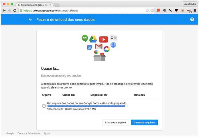 Como Baixar Tudo Do Google Fotos De Uma Vez So Com O Takeout Dicas E Tutoriais Techtudo