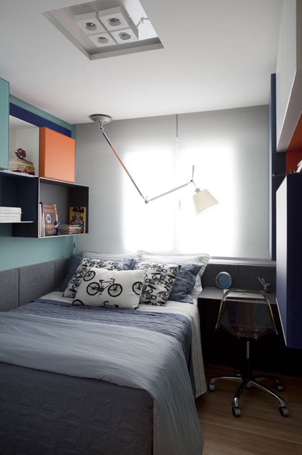 Apartamento compacto e colorido (Foto: Marquinhos / divulgação)