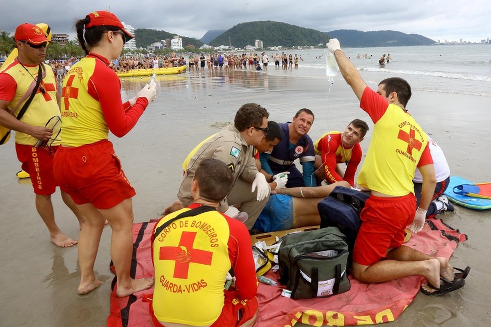 Mortes por afogamento no litoral do ParanÃ¡ aumentam 150%, segundo balanÃ§o da OperaÃ§Ã£o VerÃ£o  â€” Foto: Jaelson Lucas/ANPr