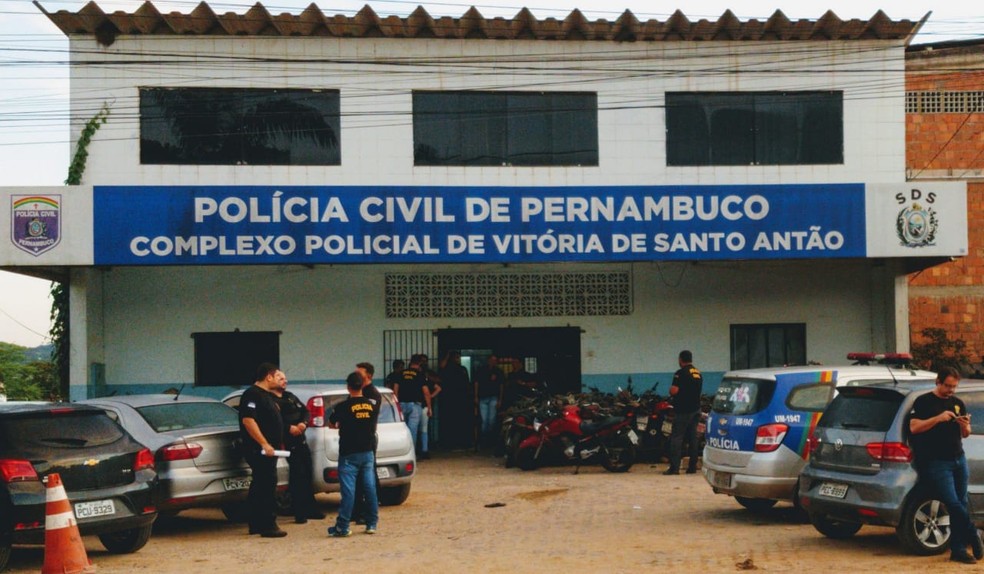 Delegacia de VitÃƒÂ³ria de Santo AntÃƒÂ£o, na Zona da Mata de Pernambuco, fica responsÃƒÂ¡vel pela investigaÃƒÂ§ÃƒÂ£o Ã¢â‚¬â€ Foto: Paulo Abreu/PCPE