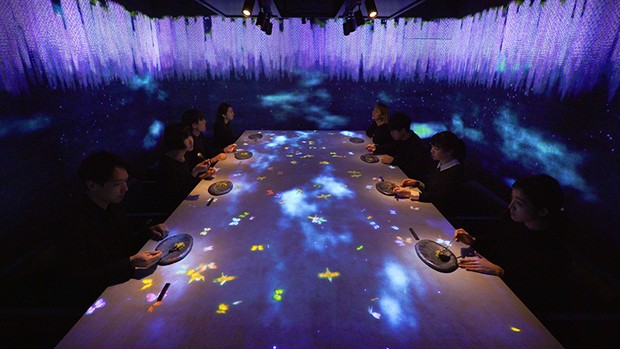 Neste restaurante no Japão, jantar é uma experiência multissensorial  (Foto: Divulgação)