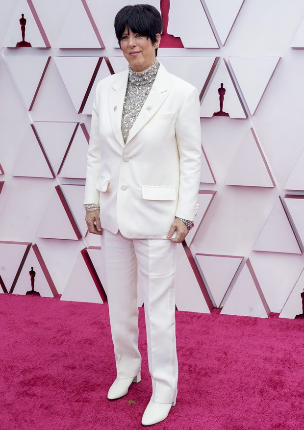 LOS ANGELES, CALIFORNIA – APRIL 25: Diane Warren attends the 93rd Annual Academy Awards at Union Station on April 25, 2021 in Los Angeles, California. (Photo by Chris Pizzelo-Pool/Getty Images) (Foto: Getty Images)