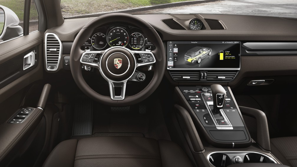 Porsche Cayenne E-Hybrid â€” Foto: DivulgaÃ§Ã£o/Porsche