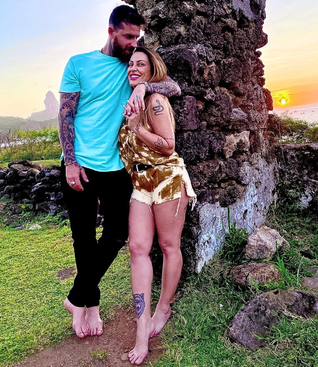 Cleo sai em lua de mel com Leandro DLucca (Foto: Reprodução / Instagram)