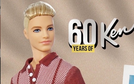 Boneco Ken Aniversário 60 Anos - Loiro - Mattel - Boneco Ken
