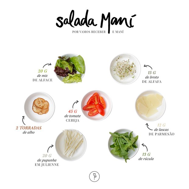 Receita: salada do Maní com molho vinagreta (Foto: Julio Acevedo)
