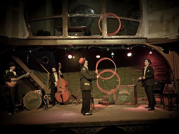 G1 - Peça circense apresenta boa música ao vivo e números acrobáticos ...