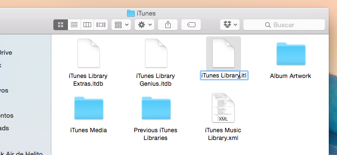 Restaurando backup da biblioteca do iTunes (Foto: Reprodução/Helito Bijora) 