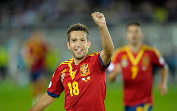 Jordi Alba gol Espanha (Foto: Reuters)