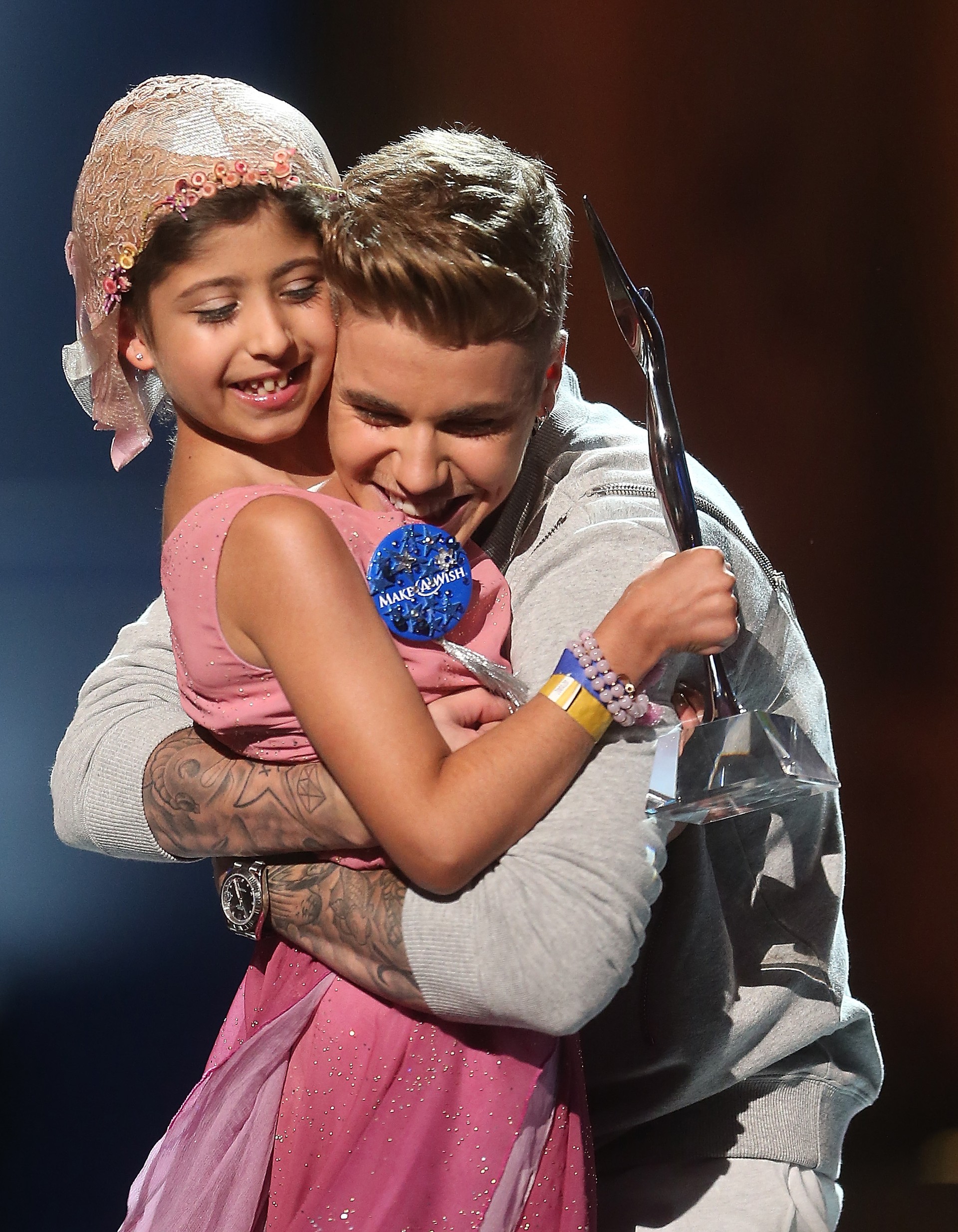 Justin Bieber e Grace Kesablak (Foto: Getty Images)