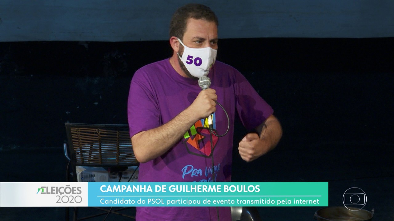 Guilherme Boulos, do PSOL, fez campanha na região central