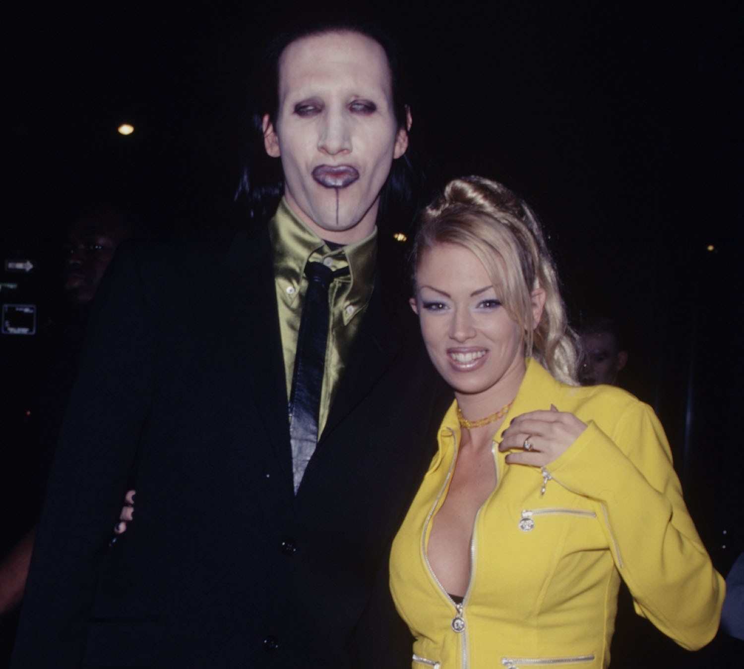 Marilyn Manson e Jenna Jameson em 1997 (Foto: Getty Images)