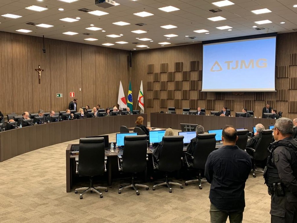 Julgamento acontece no TJMG, em BH — Foto: Raquel Freitas / TV Globo