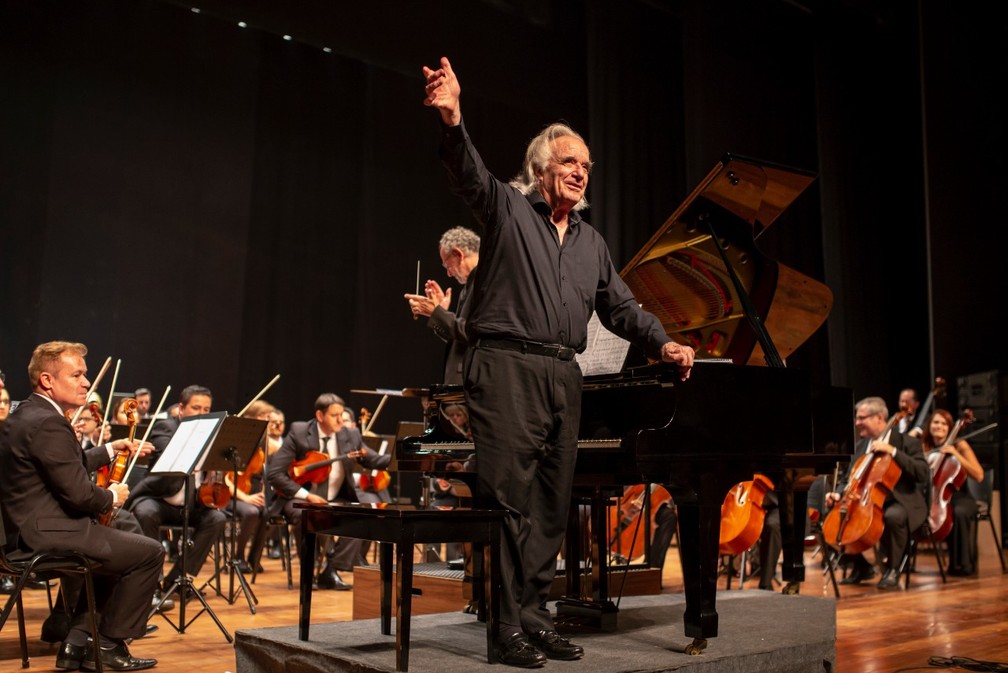 Maestro JoÃ£o Carlos Martins diz que deixarÃ¡ de se apresentar ao piano  â Foto: Rodrigo Alves/Orquestra SinfÃ´nica de Piracicaba