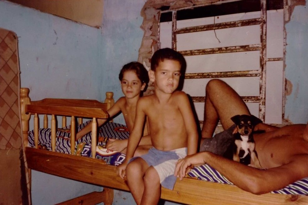 Parte da inf�ncia de Paulo Henrique Jacinto em Jo�o Pessoa � Foto: Paulo Henrique Jacinto / Arquivo pessoal