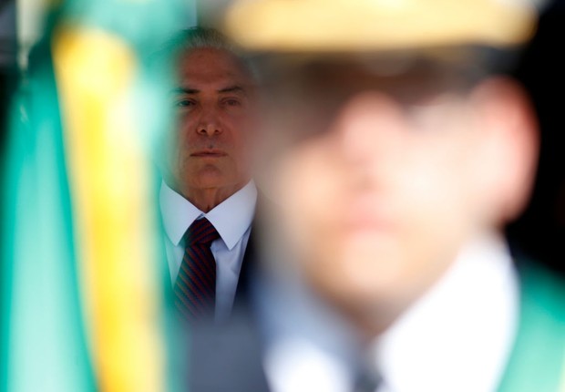 Michel Temer em cerimônia Brasília (Foto: Igo Estrela/Getty Images)