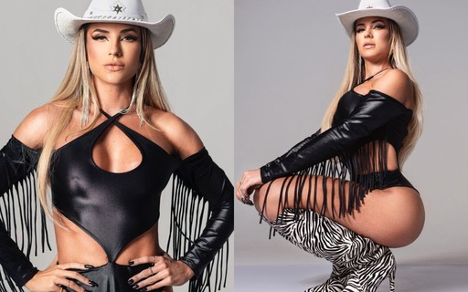 Gabi Martins arrasa com look de cowgirl sexy: "Nem peão aguenta"