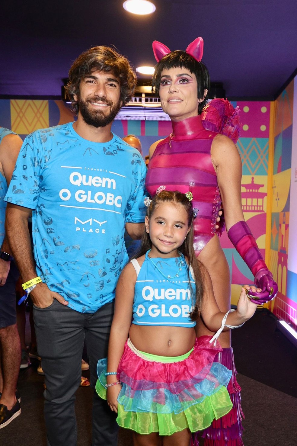 Deborah Secco, Hugo Moura e Maria FLor — Foto: Rafael Cusato/Ed. Globo