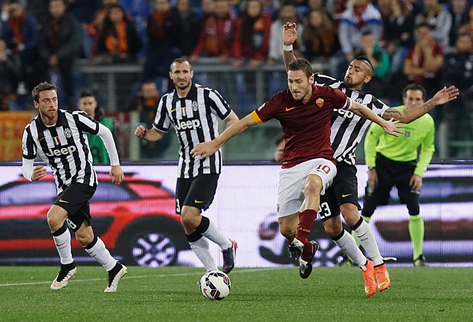 Totti, Roma x Juventus (Foto: AP)
