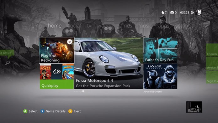 Baixe os temas grátis de Gears of War no Xbox 360 (Foto: Reprodução/Youtube)