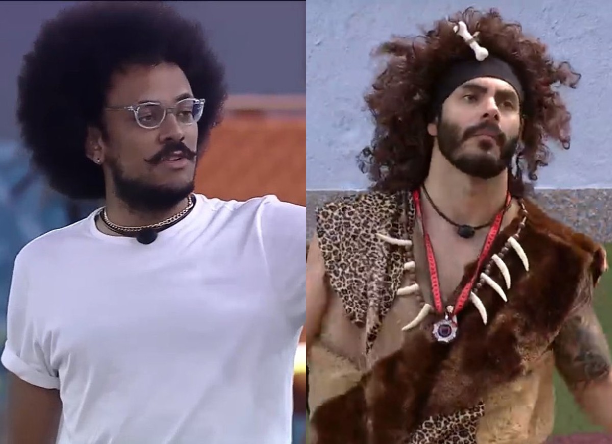 João confronta Rodolffo sobre comentário comparando seu cabelo com peruca do Monstro (Foto: Reprodução/TV Globo)