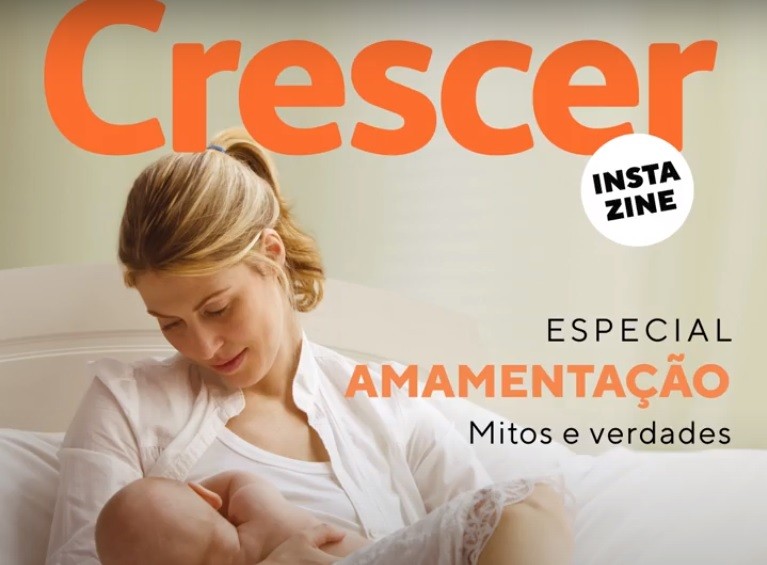 CRESCER lança Instazine sobre amamentação na Semana Mundial do Aleitamento Materno (Foto: Divulgação)